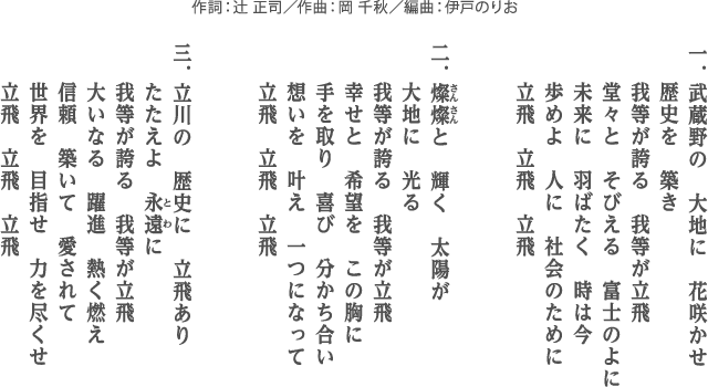 大地に花咲かせ 歌詞